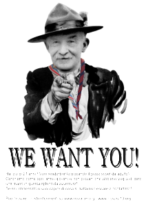 Baden Powell We want you