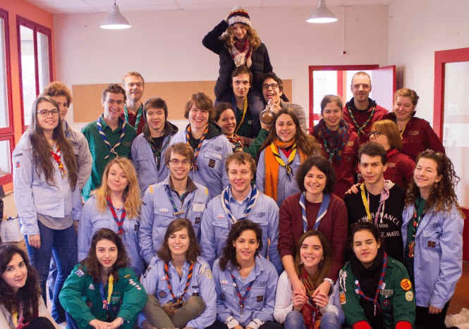 photo de groupe en stage bafa